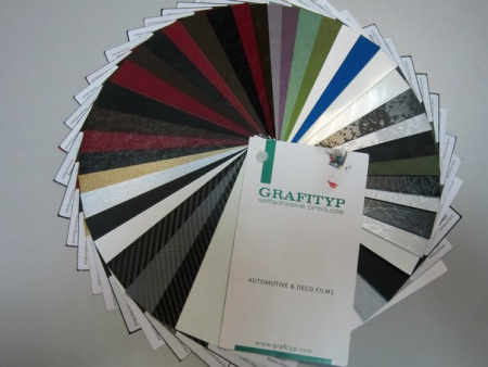 Веер автопленок Grafityp Automotive & Deco films 2 F2AMD1511